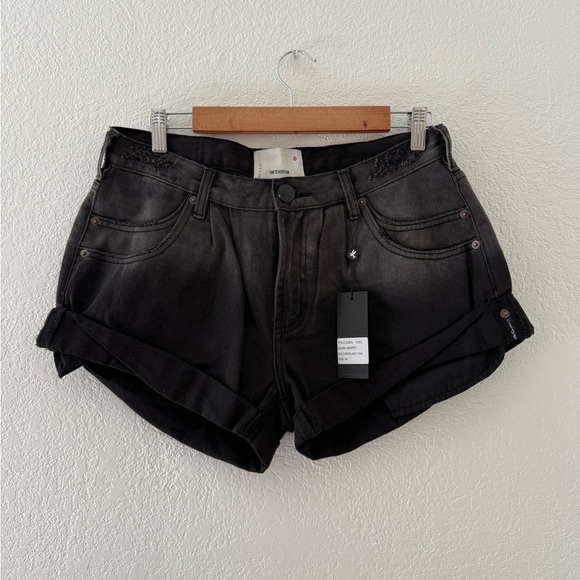 One TeaSpoon FADE OUT SMITHS TAILORED LOW WAIST DENIM SHORT Size 26 Cotton - Picture 8 of 13